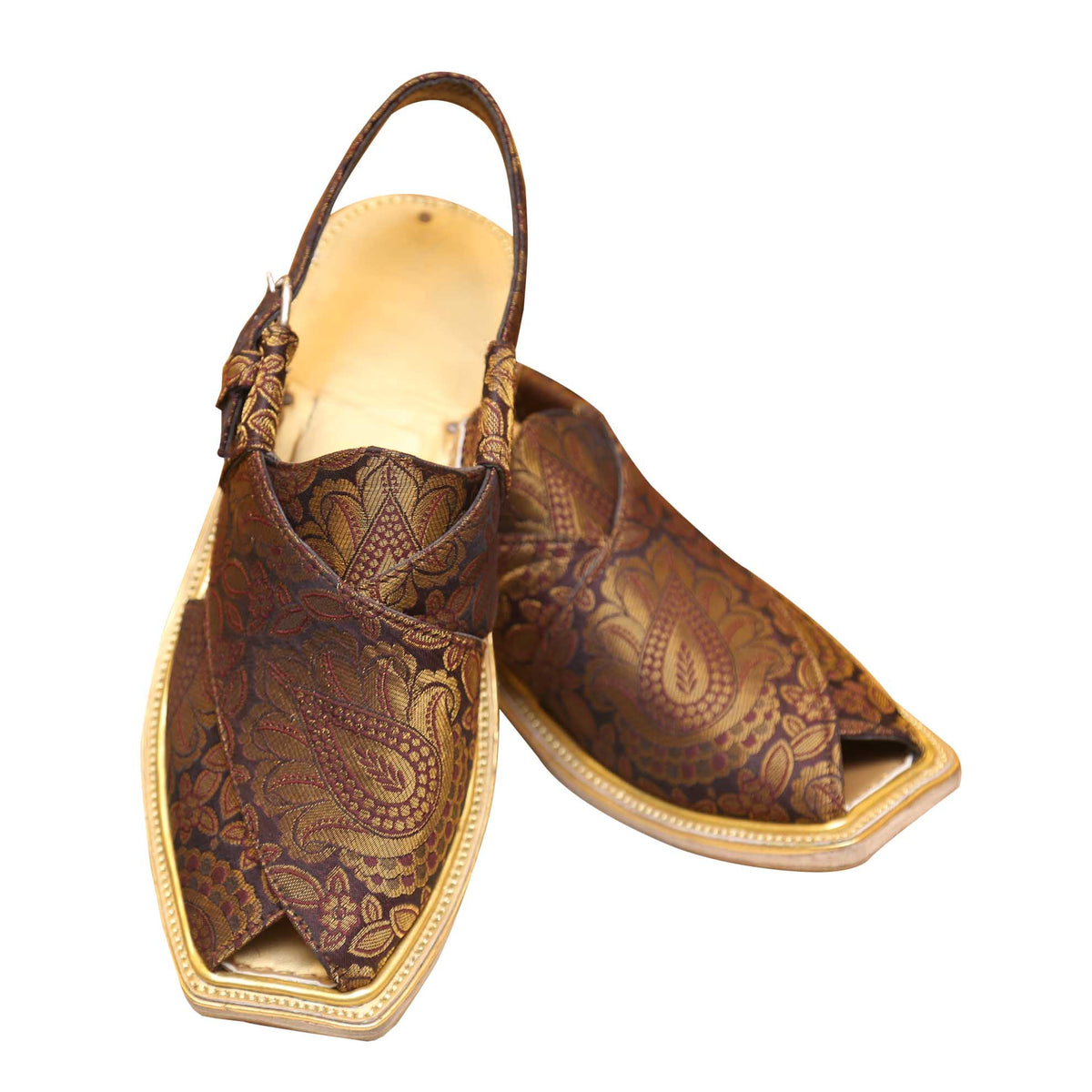Colorful waistcoat with customized foot wear in same fabric 4