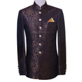 Custom-made jamawar prince coat for mehndi 2