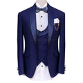 Custom designer blue tuxedo suit for wedding | Blue tuxedo suit