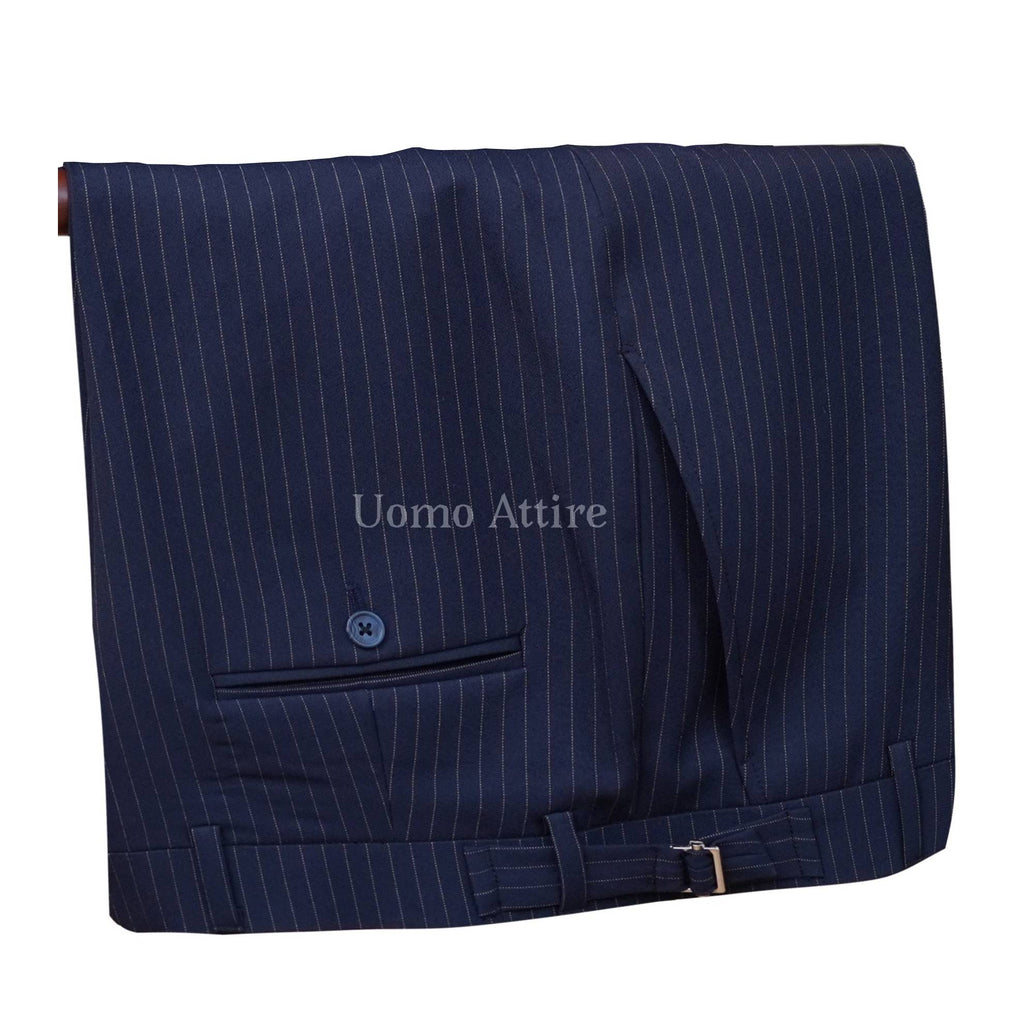 Custom tailored lining double breasted suit | Double Breasted Suit with Pant