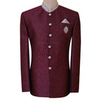 Dark Maroon Prince Coat
