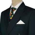 Men's Premium Deep Green Double Breasted 2 Piece Suit