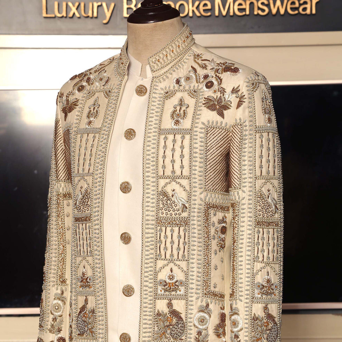 Designer Hand Embellished Luxury Prince Coat  Prince Coat in USA and UK Online