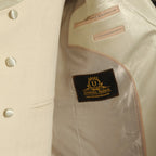 Off White Designer Tuxedo Suit for Wedding and Party | Tuxedo Suit Inside Round Fashion