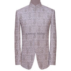 Designer Off White Wedding Prince Coat for Groom