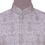 Designer Off White Wedding Prince Coat for Groom Buy Online in USA