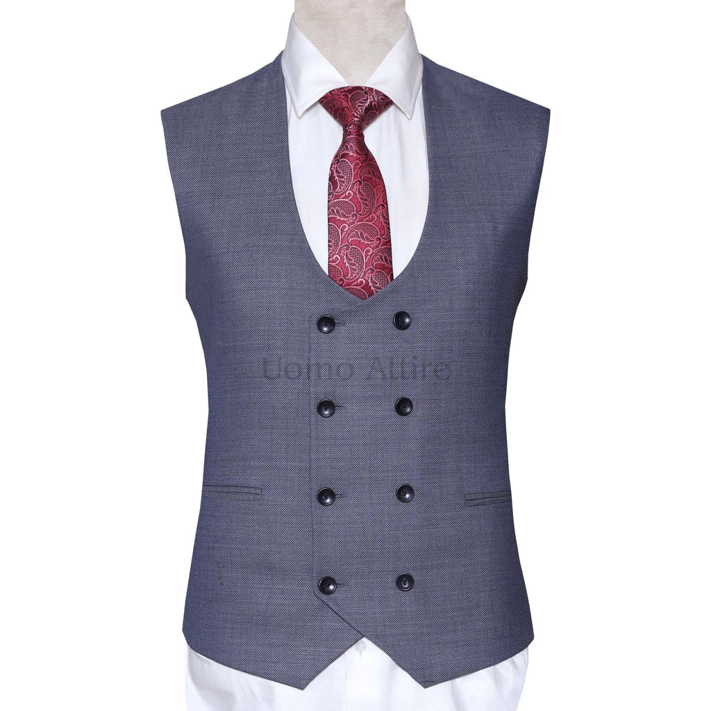 Double Breasted Vest for Suit
