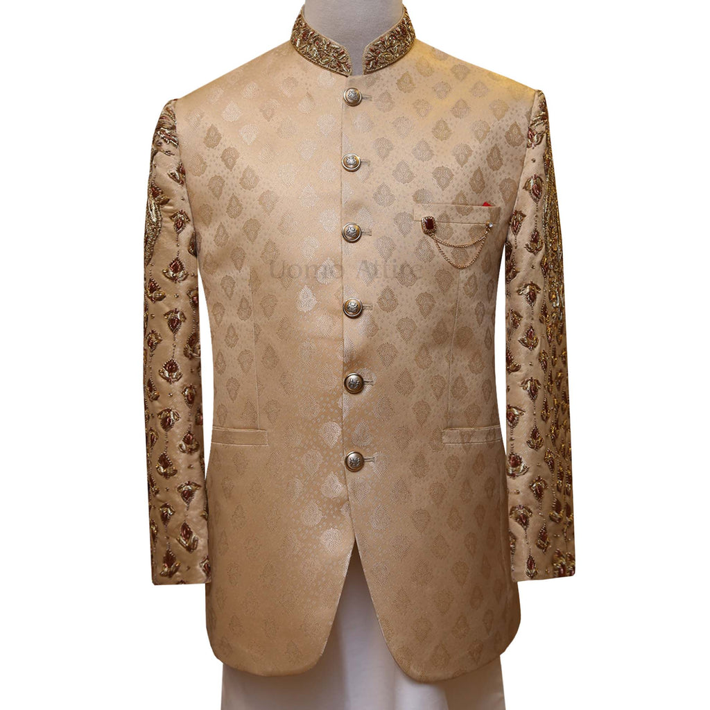 Embellished prince coat for barat and nikkah