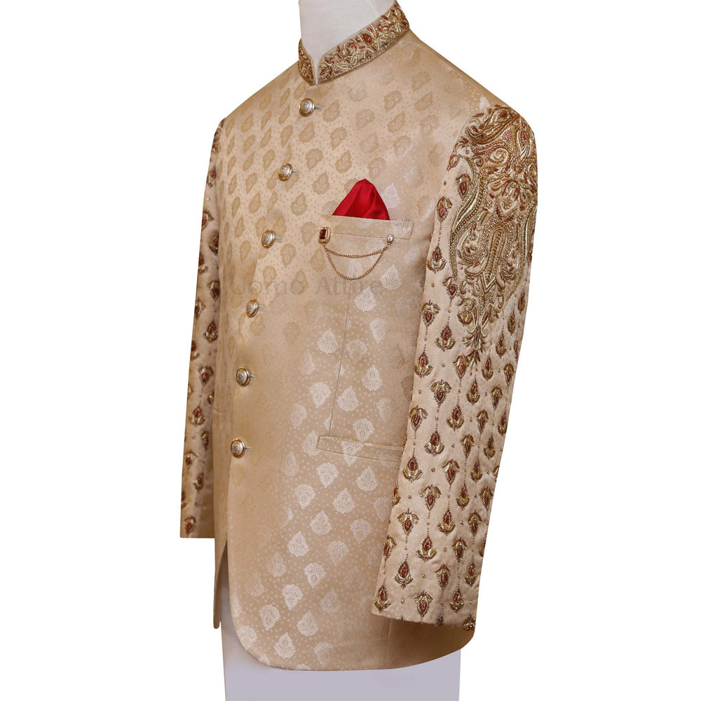 
                  
                    Embellished prince coat for barat and nikkah 3
                  
                