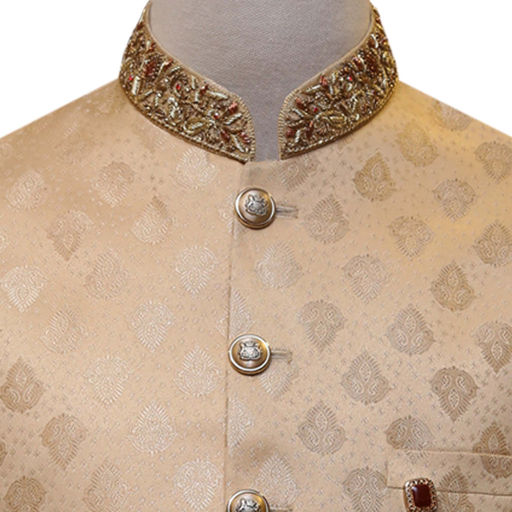 Embellished prince coat for barat and nikkah 4