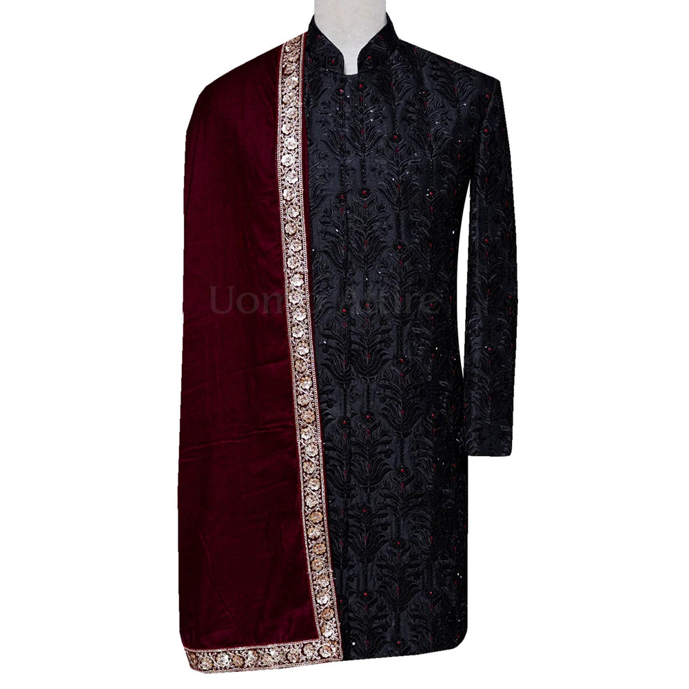 sherwani shawl for groom