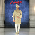 Golden Sherwani for Groom | Groom Wedding Sherwani