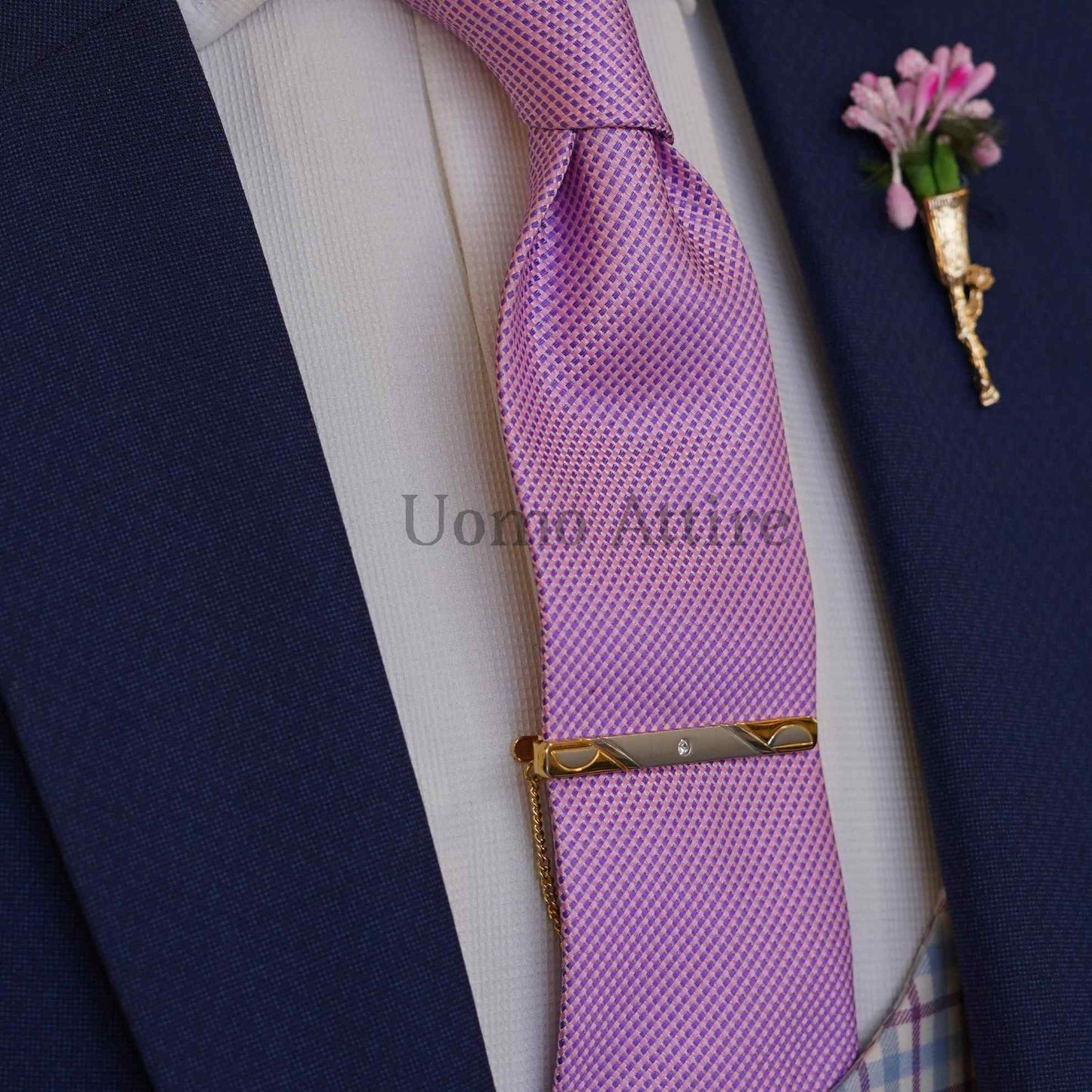 Golden tie pin for sophisticated look | Tie Pins