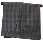 Gray Mini Check 3 Piece Suit for Men Pants| Three Piece Suit for Men Pants
