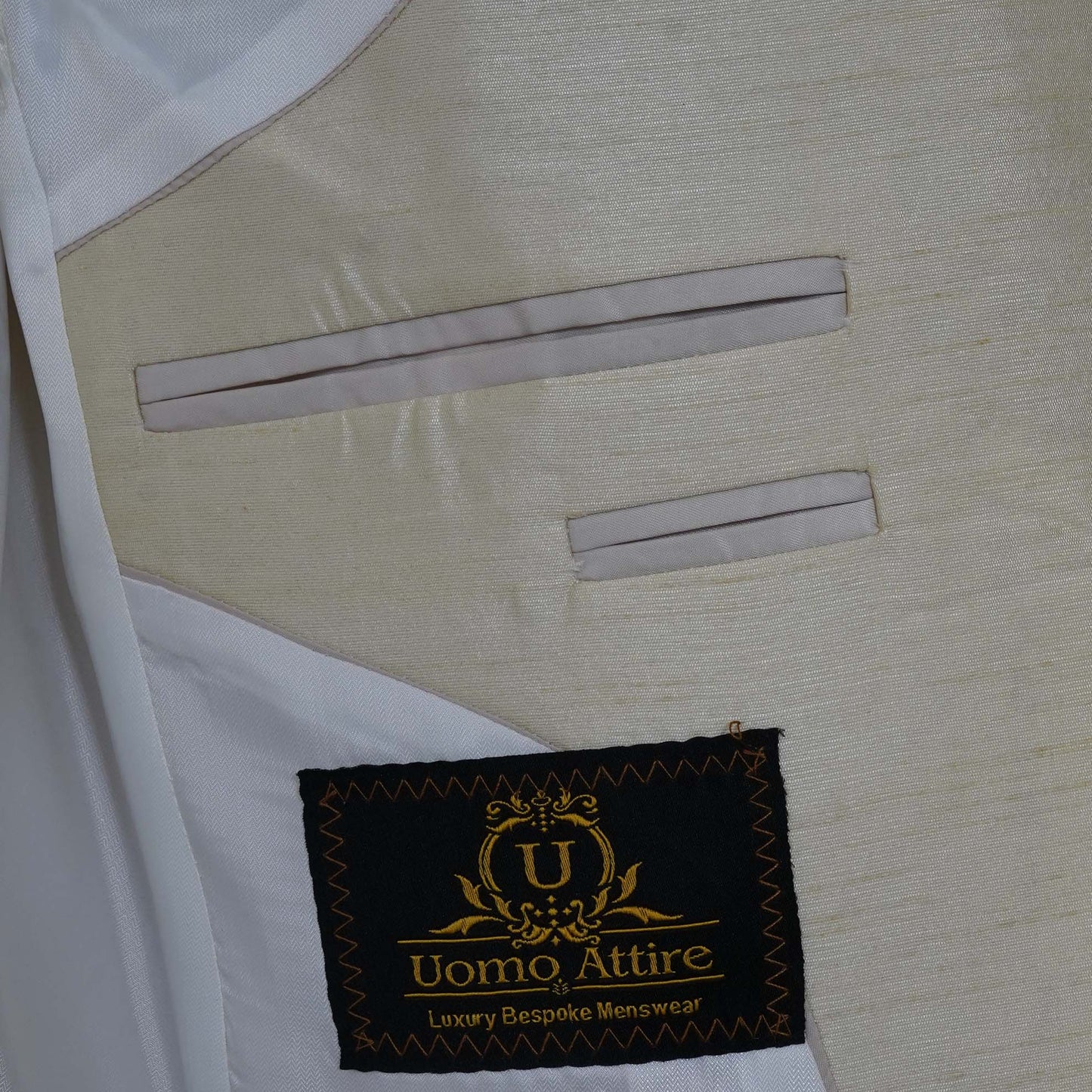 
                  
                    Ivory Color Prince Coat inside Linning Fashion
                  
                