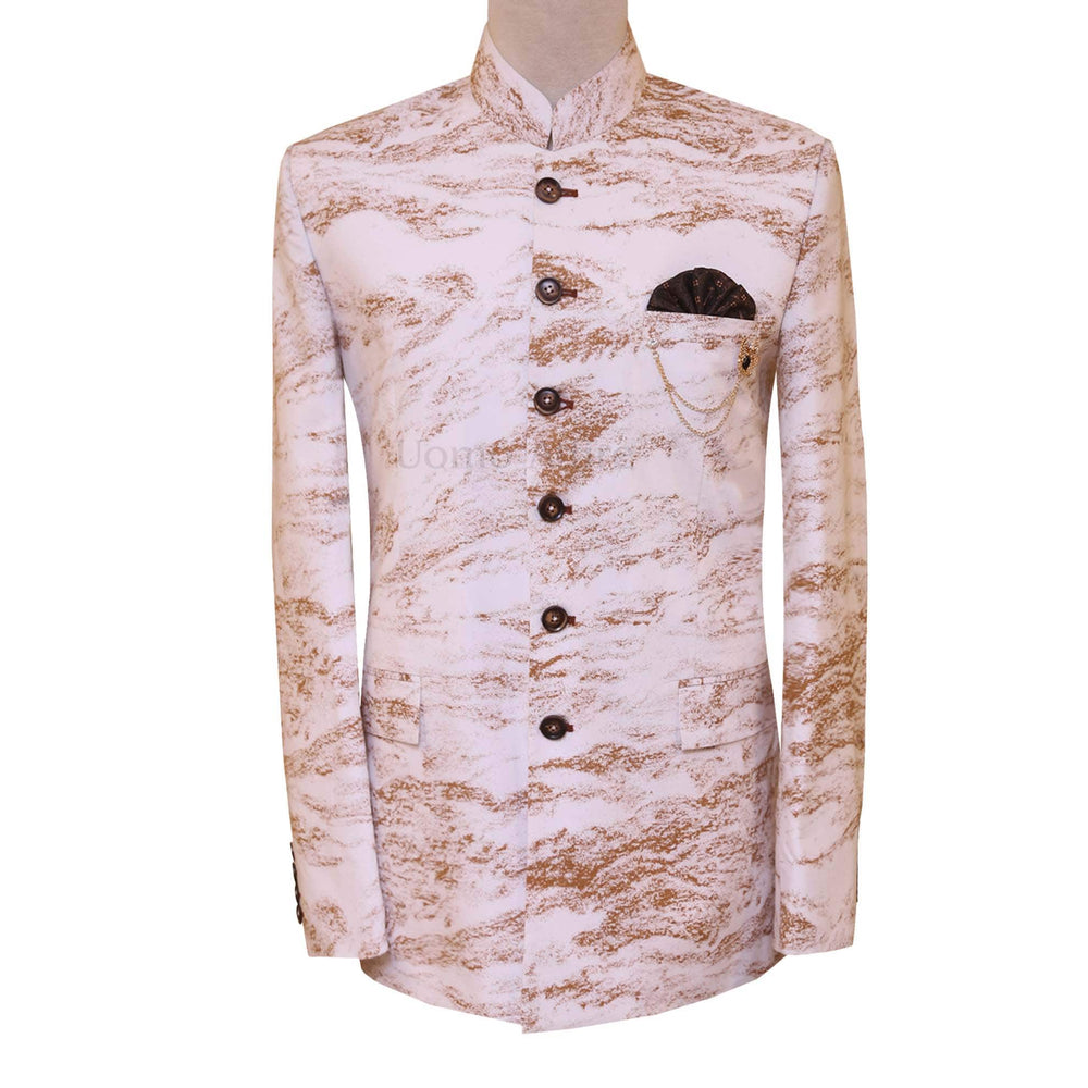 
                  
                    Lightweight print cotton prince coat
                  
                