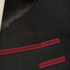 Luxurious Black Prince Coat for Men Inside Round Fashion
