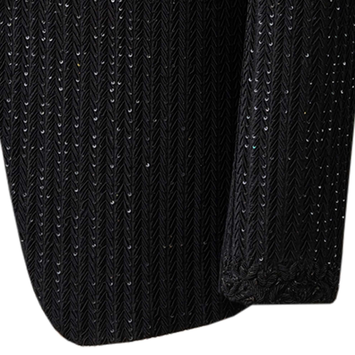 Luxurious fully embroidered and embellished jet black prince coat, prince coat for groom 4