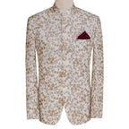 Luxurious fully embroidered prince coat with golden brass buttons | Pakistani prince coat
