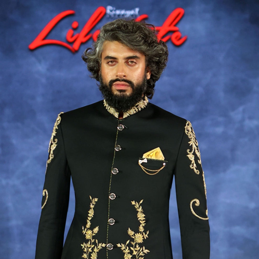
                  
                    Luxury Mens Designer Black Prince Coat | Black Prince Coat
                  
                