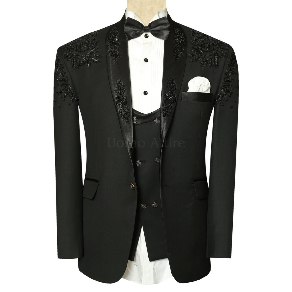 Men's Black Designer Tuxedo Suit for Men | Luxury Tuxedo in USA