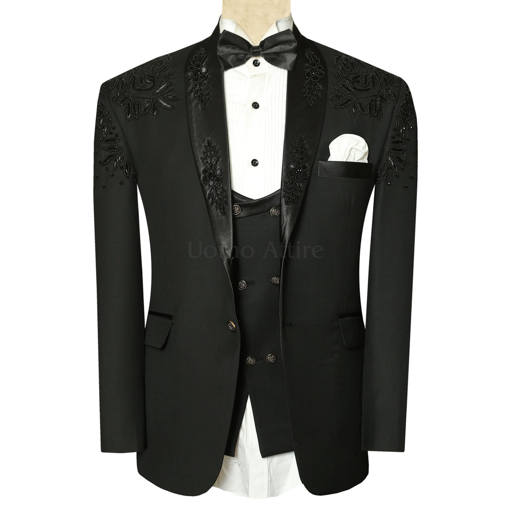 
                  
                    Men's Black Designer Tuxedo Suit for Men | Luxury Tuxedo in USA
                  
                
