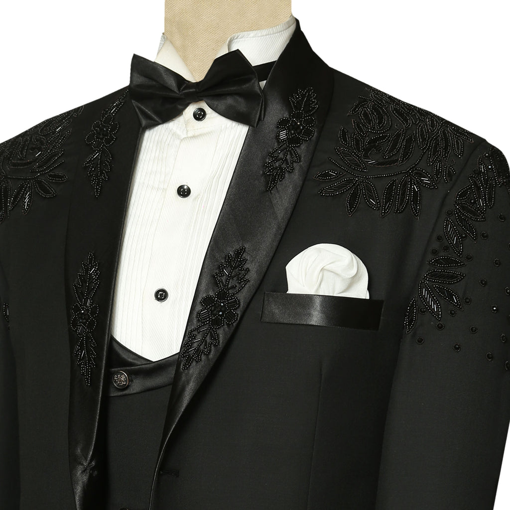 Men's Black Designer Tuxedo Suit for Men in USA