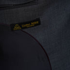 Men's Safari Style Bird Eye Woolen Fabric Gray Waistcoat Inside Fashion