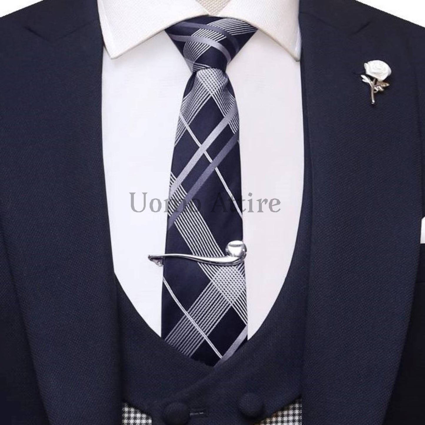 Mens silver tie pin for elegent look | Tie Pins