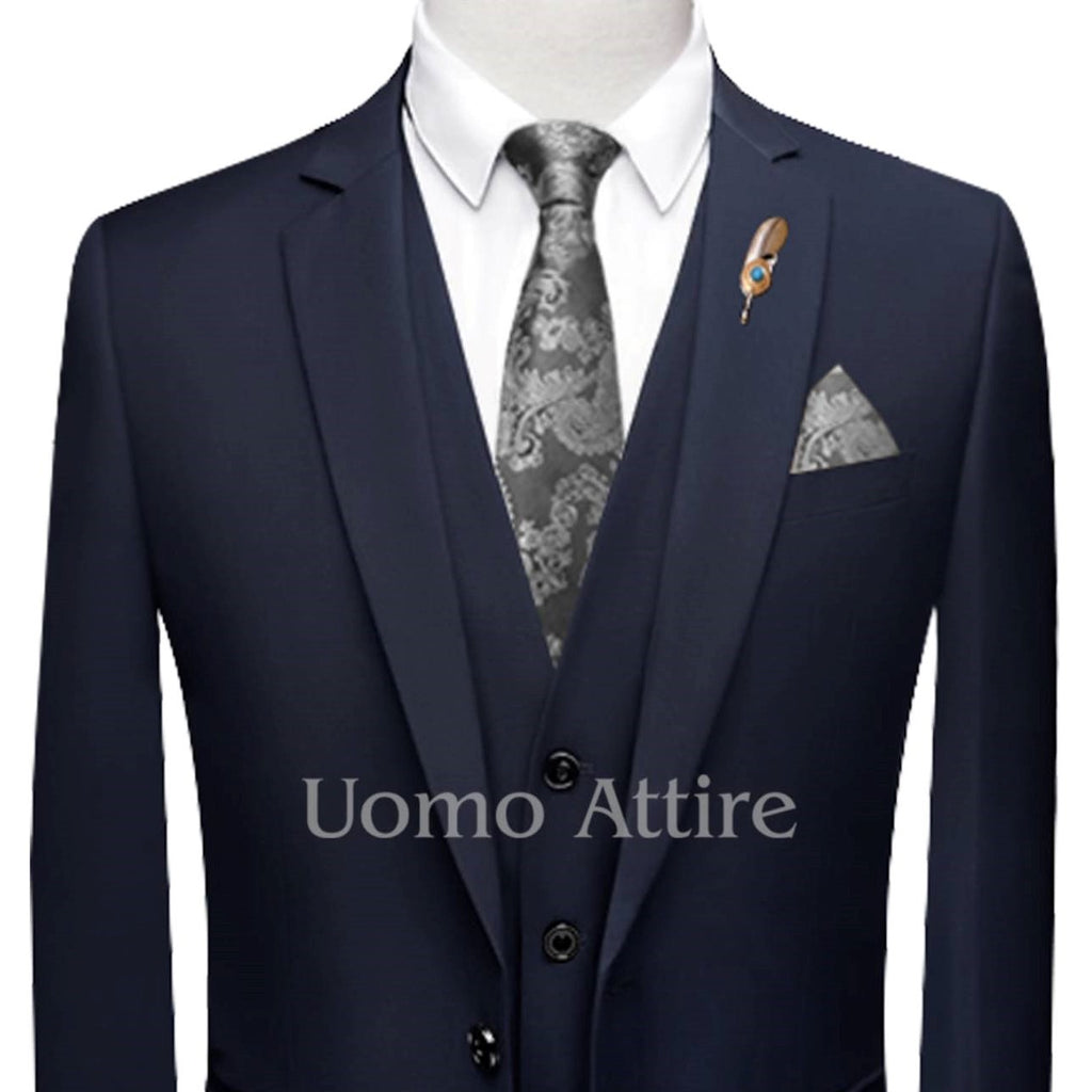 grey 3 piece suit | gray 3-piece suit for men 3