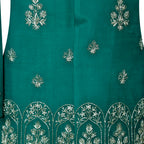 Pine Green Prince Coat with Silver Hand Work