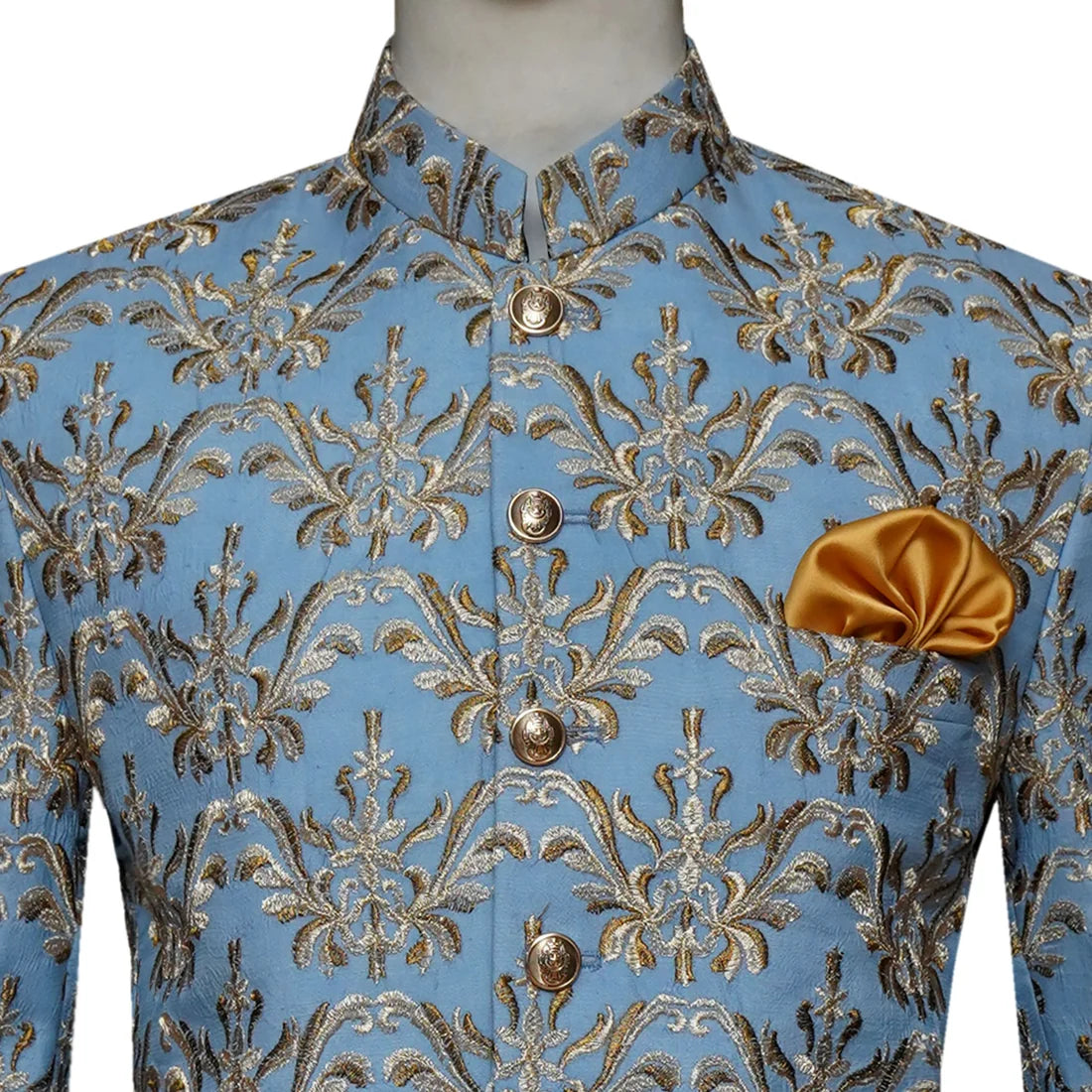 
                  
                    Ice Blue Embroidered Jodhpuri Suit for Groom
                  
                