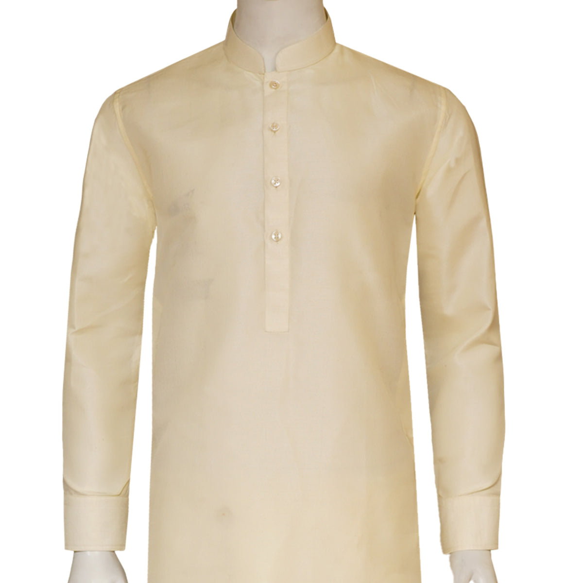 Men's Imported Jamawar Rao Silk Fabric Off White Kurta Pajama