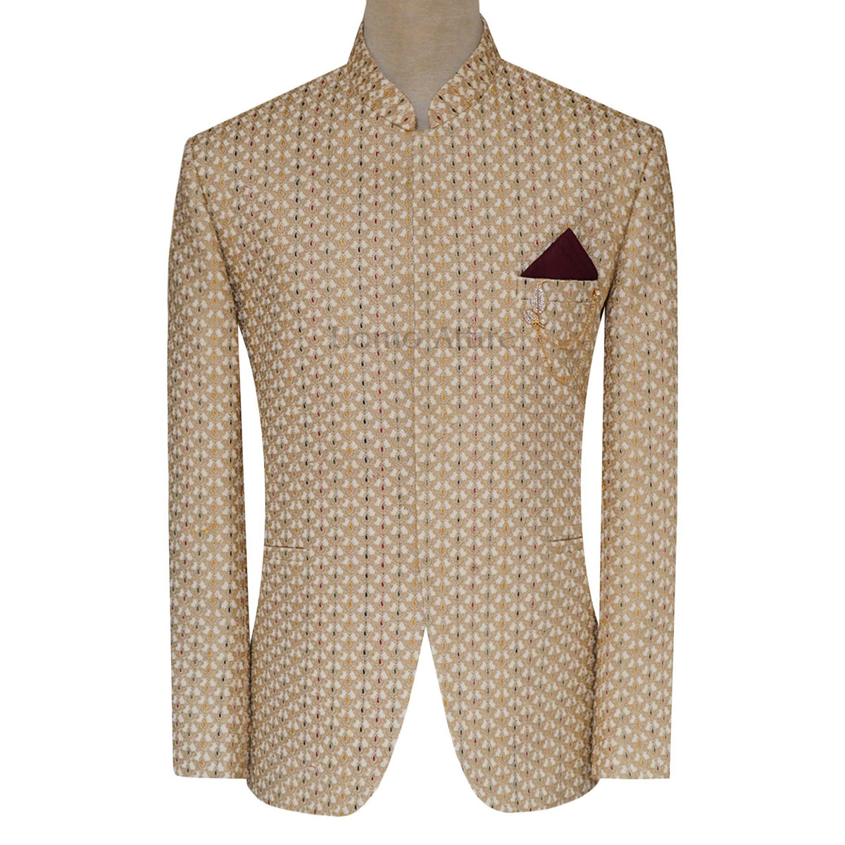 Premium prince coat with micro multicolor embroidery | Prince Coat