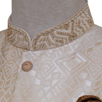 Prince Coat with Textured Self-Embossed Embellishments 3