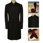 black sherwani for groom