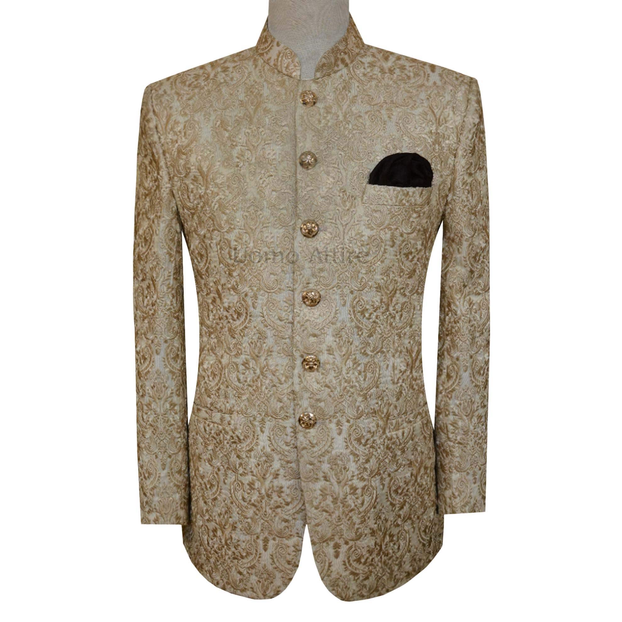 Stylish Embroidered Men Maysori Prince Coat - PC-377