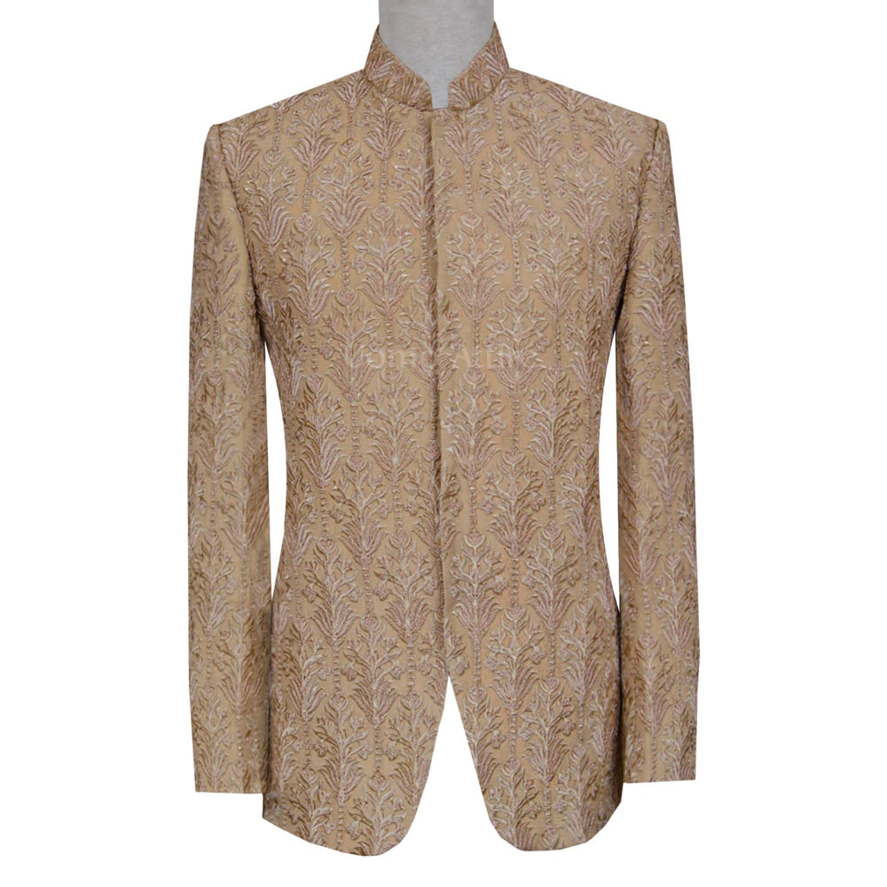 
                  
                    Skin tone fully embellished prince coat for wedding and groom
                  
                