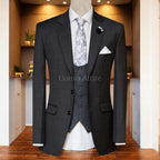 Charcoal Grey Suits for Groom