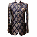 Slim fitted jamawar prince coat