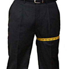 Measuring thigh circumference at its widest point