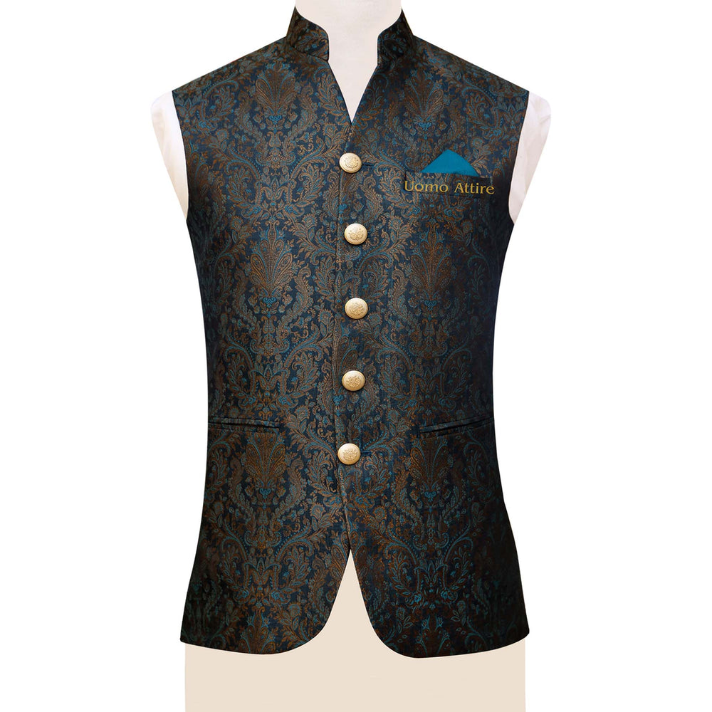 V-Shape neck premium collection customized waistcoat – Uomo Attire