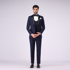 Exquisite Navy Blue Tuxedo The Pinnacle of Formal Elegance