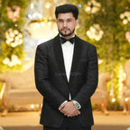 Dressed to Impress Make a Statement in Our Exquisite Jet Black Tuxedo