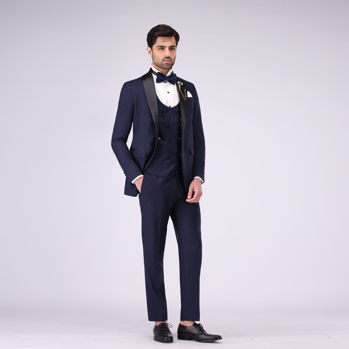 Exquisite Navy Blue Tuxedo The Pinnacle of Formal Elegance