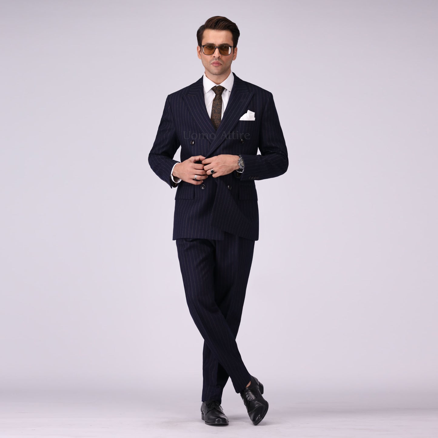 
                  
                    Iconic Italian Wool Formal Two Piece Suit For Mens
                  
                