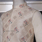 Luxurious Cream Waistcoat for Special Occasions