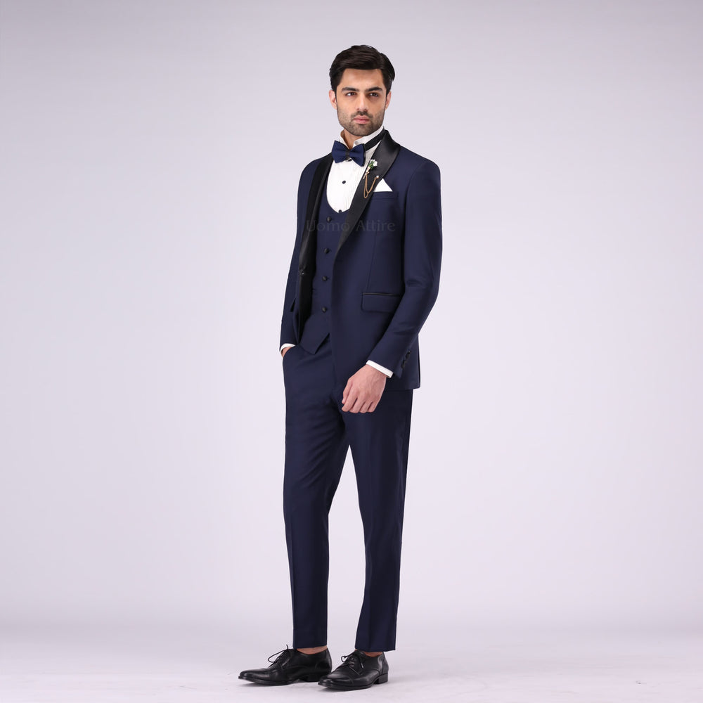 Exquisite Navy Blue Tuxedo The Pinnacle of Formal Elegance