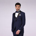 Exquisite Navy Blue Tuxedo The Pinnacle of Formal Elegance