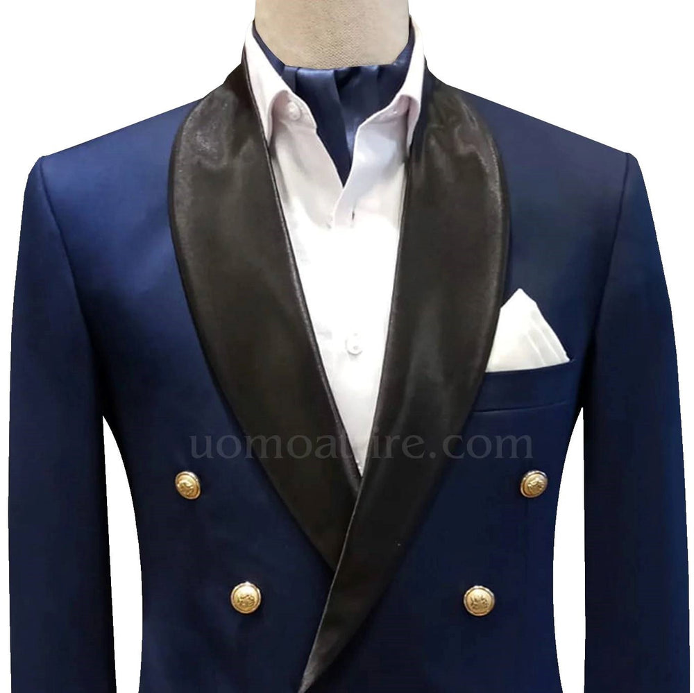 
                  
                    Woolen fabric mens blue tuxedo 2 piece suit, suits, tuxedo suit, blue tuxedo suit 2
                  
                